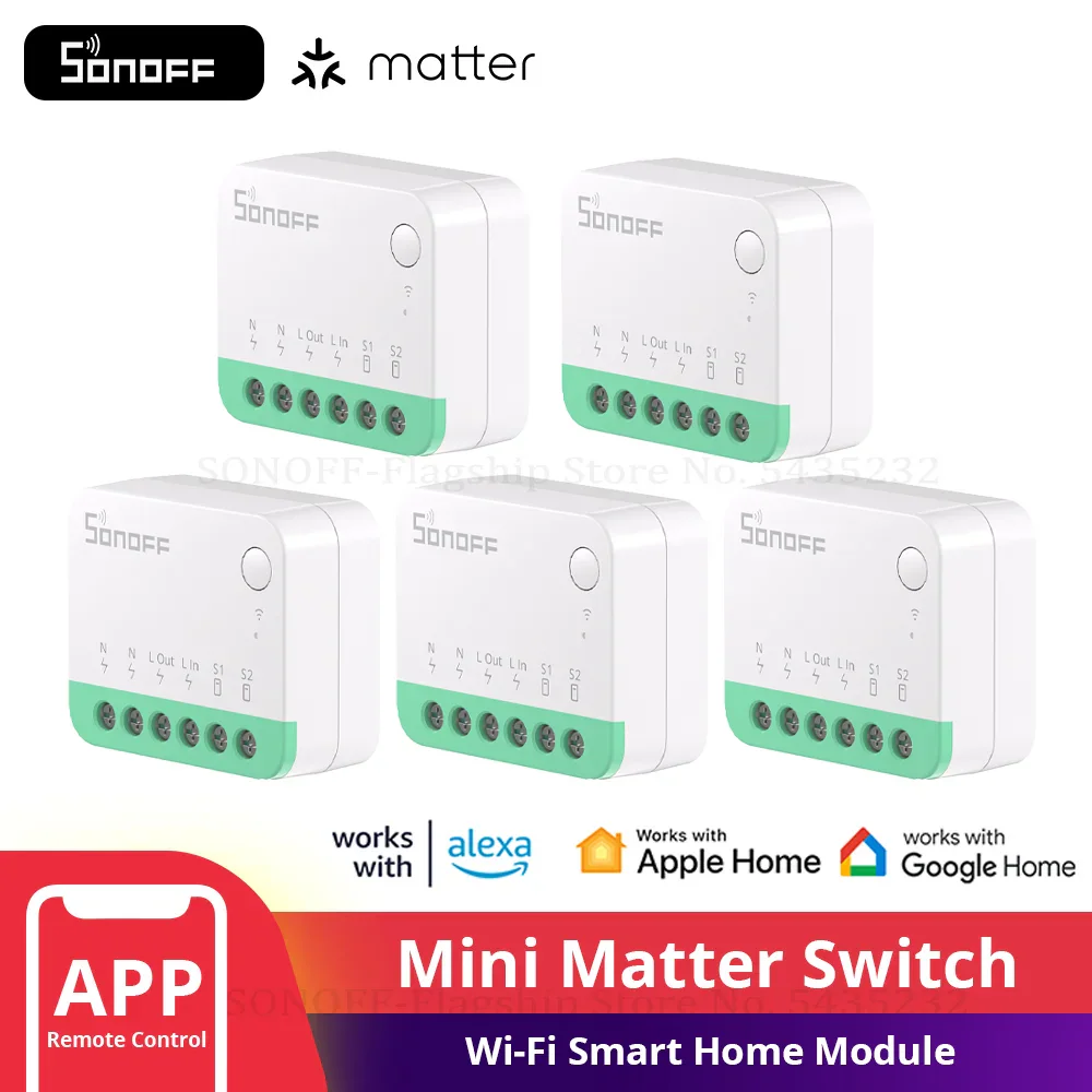 SONOFF MINIR4M — компактное реле с поддержкой Matter