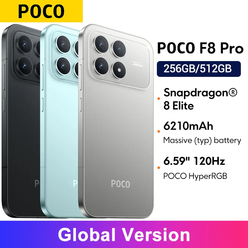 POCO F8 Pro — Snapdragon 8 Elite и аккумулятор 6210 мАч