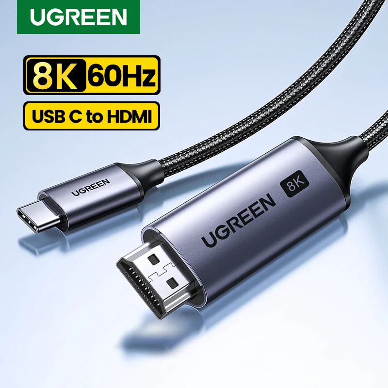 UGREEN USB-C — HDMI 8K — кабель для подключения внешнего монитора
