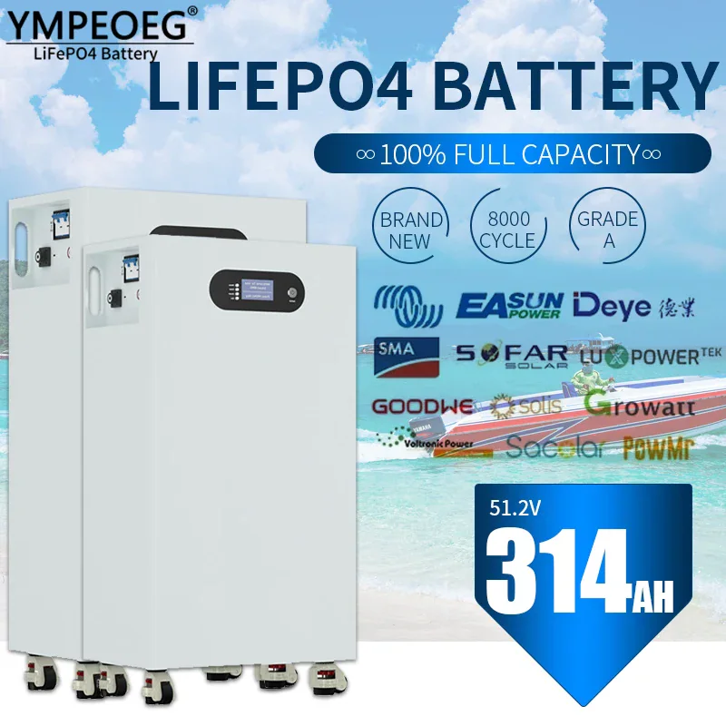 YMPEOEG LiFePO4 — домашний аккумулятор с запасом энергии до 16 кВт·ч