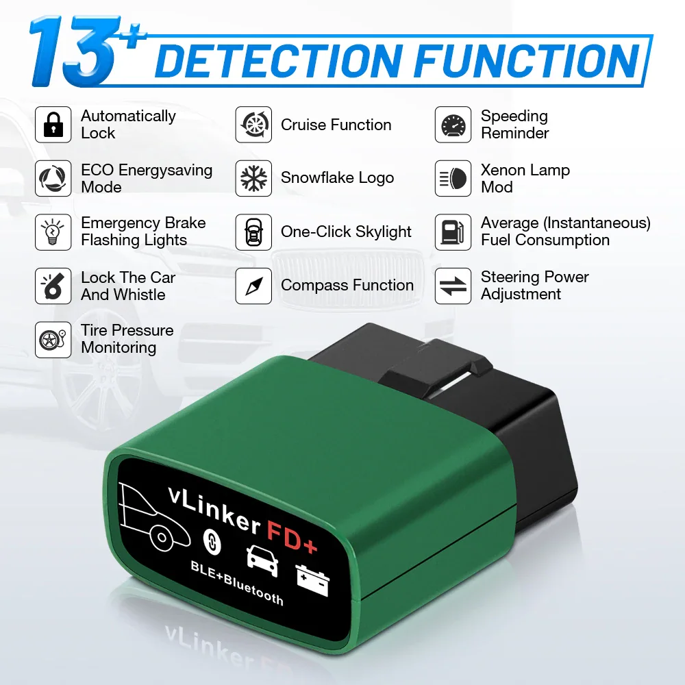 Vgate vLinker FD+ — диагностический адаптер для FORScan