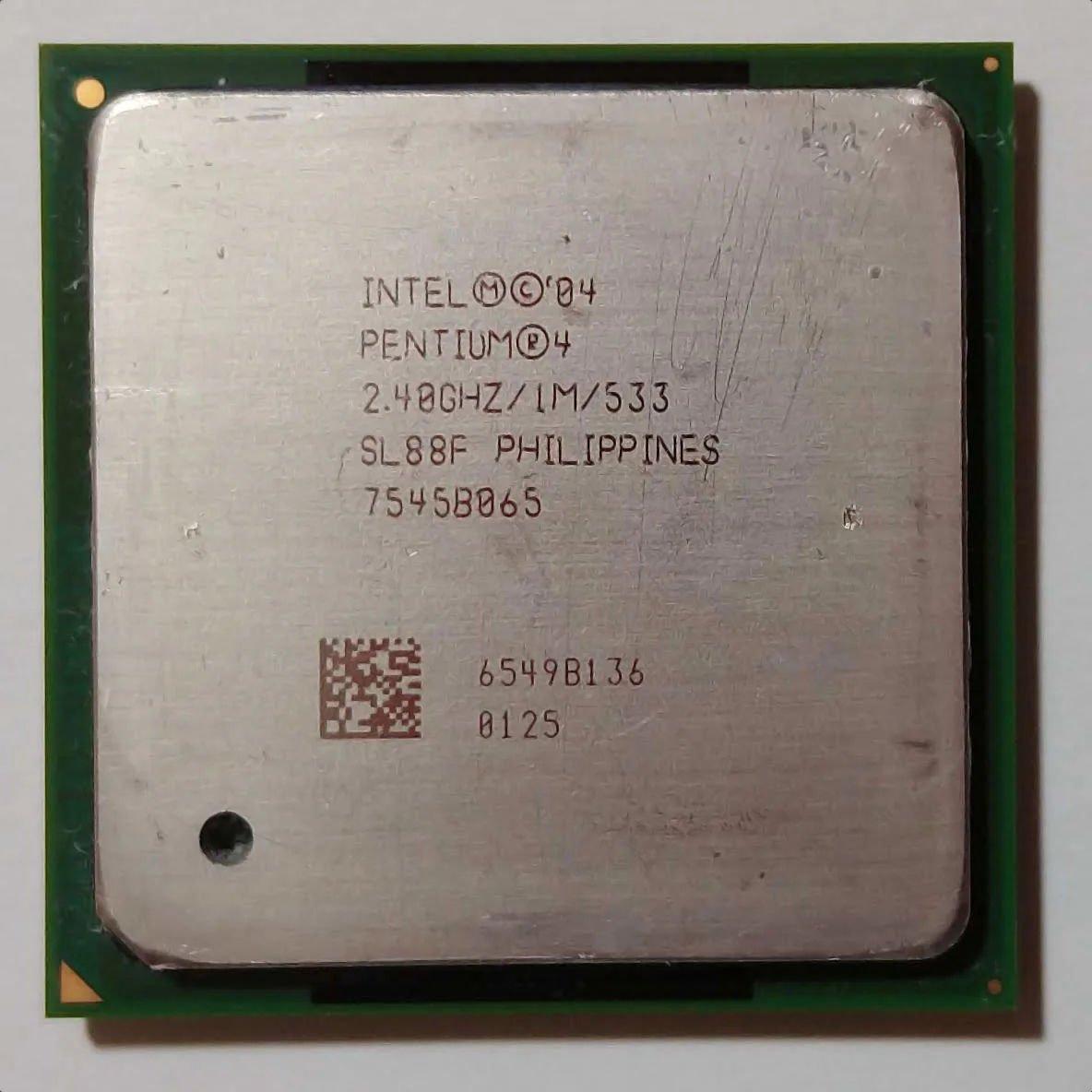 Intel Pentium 4 Prescott 2,4 ГГц, представитель архитектуры, на которой гонка частот приблизилась к своему пределу
