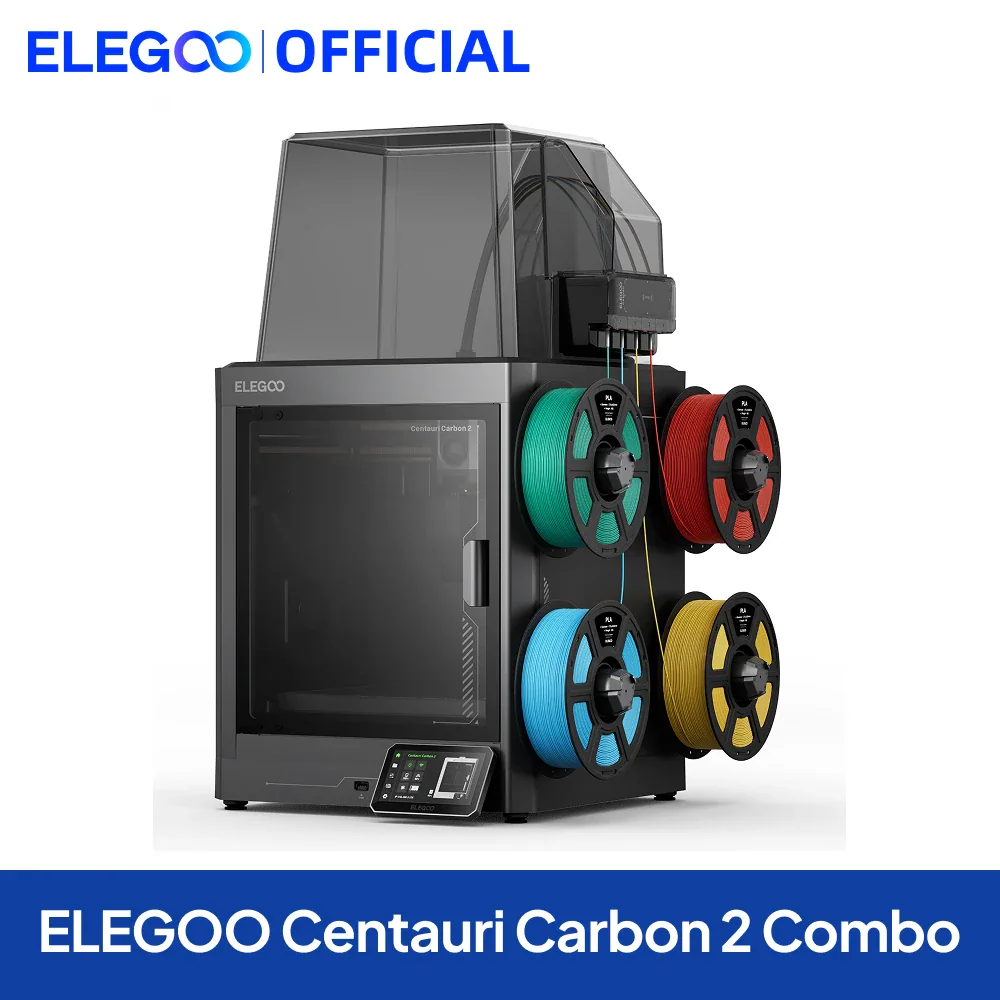 ELEGOO Centauri Carbon 2 Combo — 3D-принтер для домашней мастерской