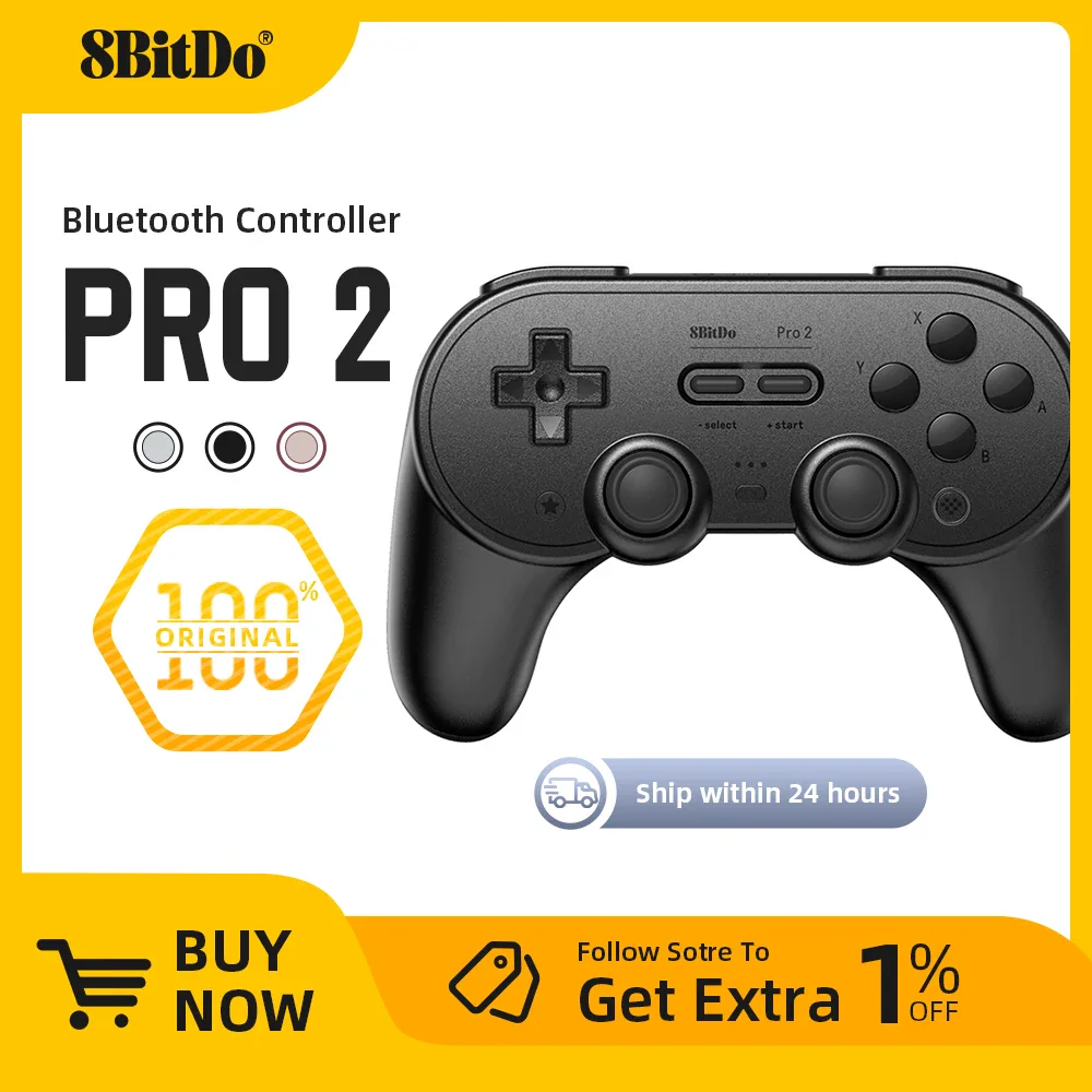 8BitDoPro2BluetoothGamepadHallEffectEdition
