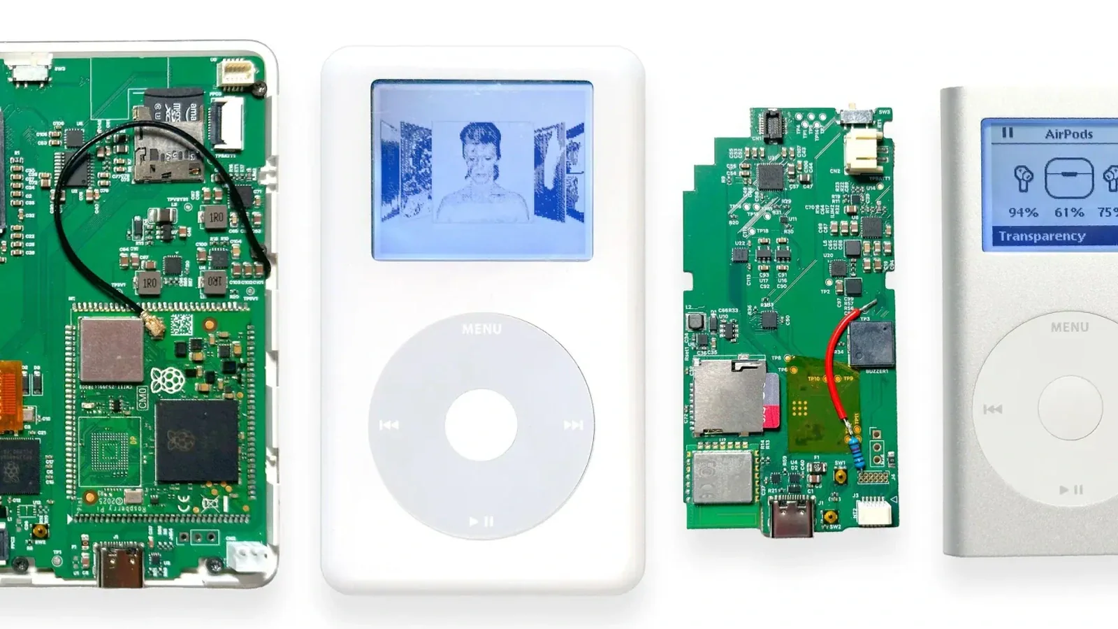 Старые iPod можно вернуть к жизни: для них создали платы с Bluetooth, Wi-Fi и USB-C