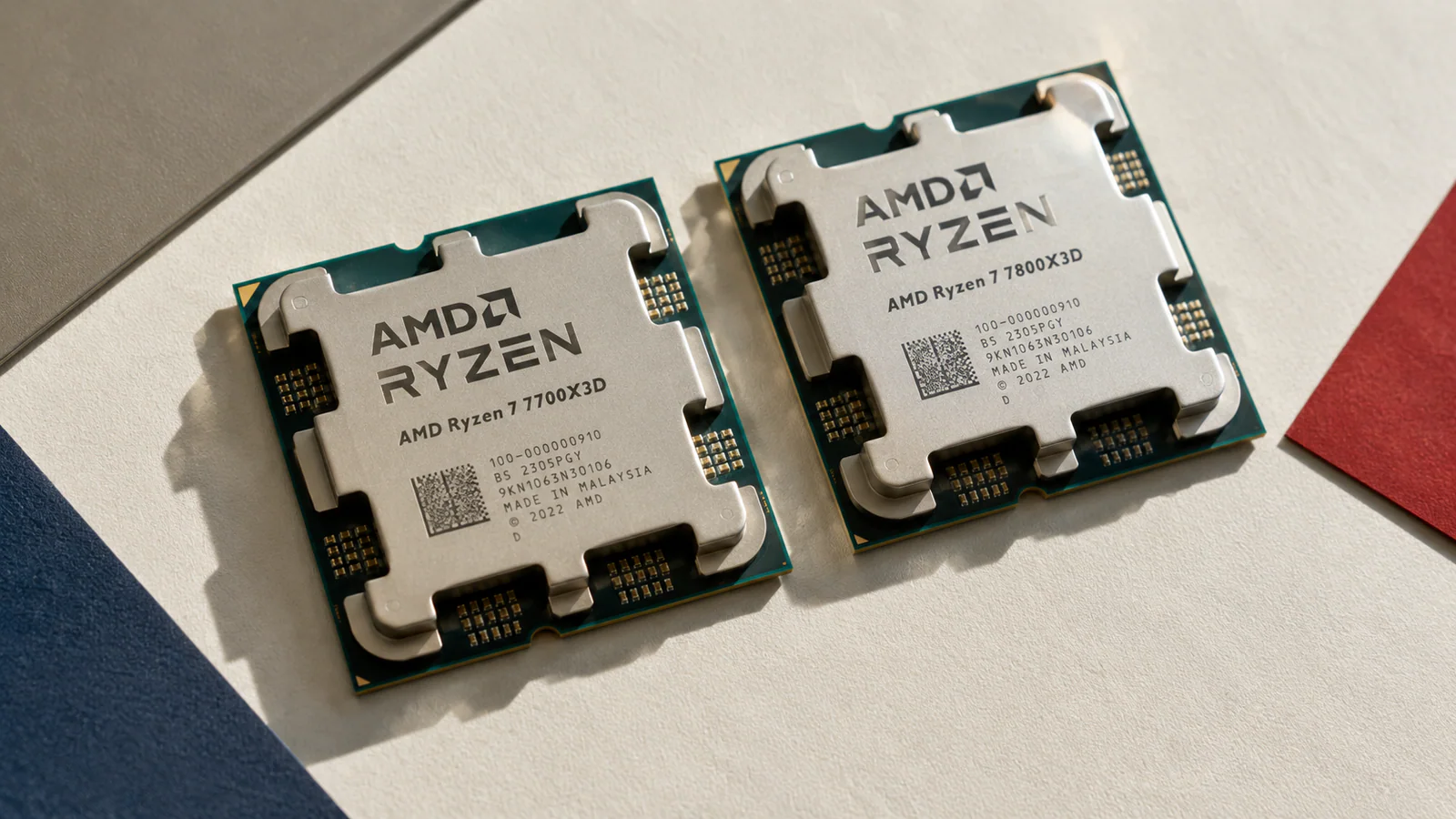 AMD Ryzen 7 7700X3D оказался лишь на 4,3% медленнее Ryzen 7 7800X3D в играх
