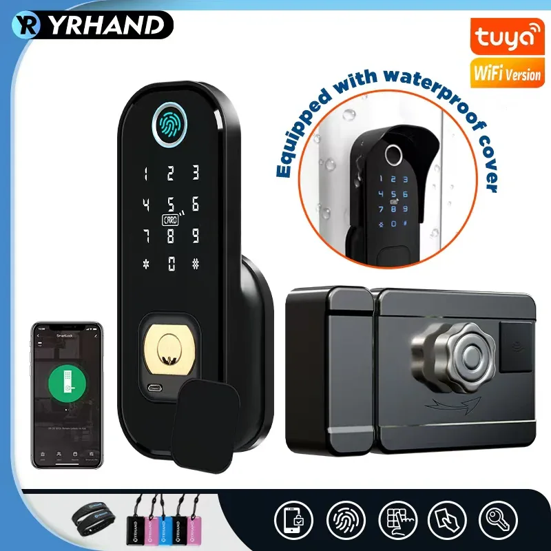 YRHAND — умный замок с датчиком отпечатков пальцев