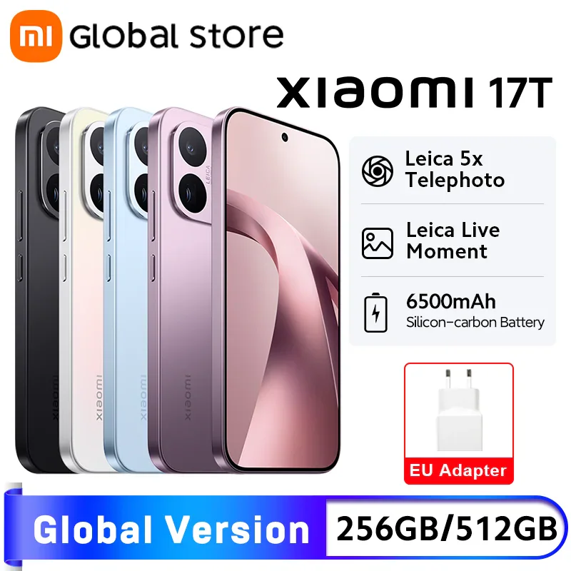 Xiaomi 17T 5G — смартфон с аккумулятором 6500 мАч