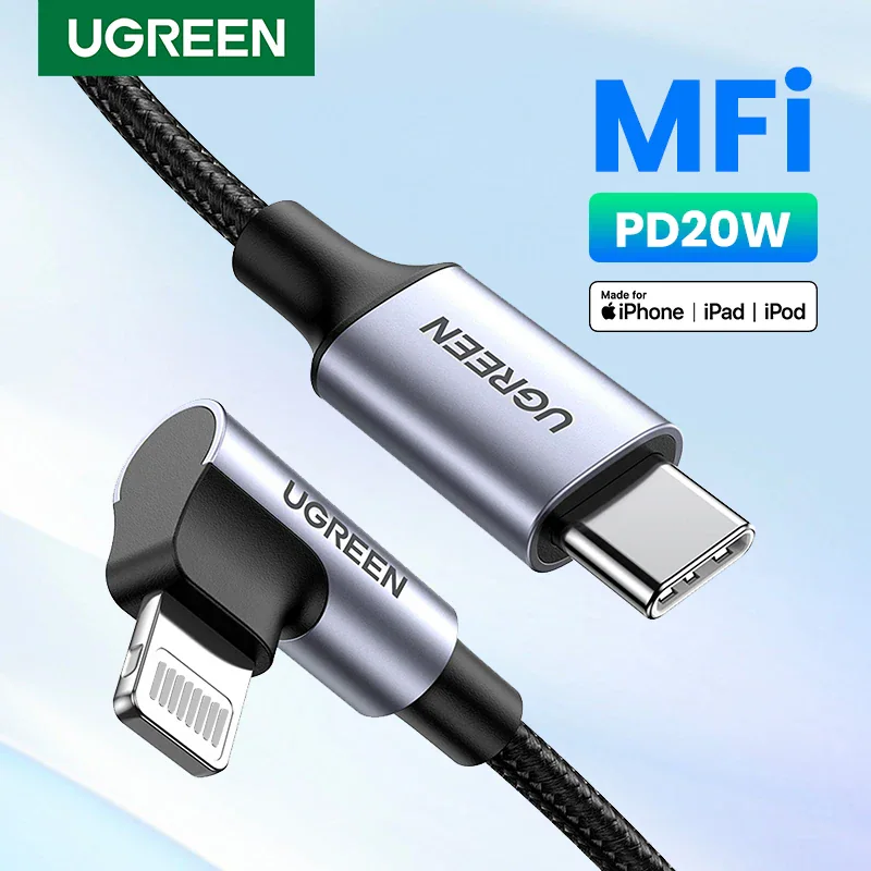 UGREEN USB-C — Lightning — кабель для iPhone с поддержкой MFi
