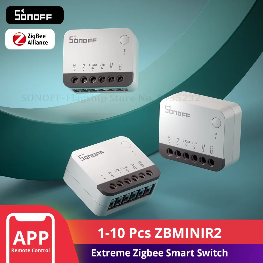 SONOFF ZBMINIR2 Extreme — миниатюрное реле Zigbee