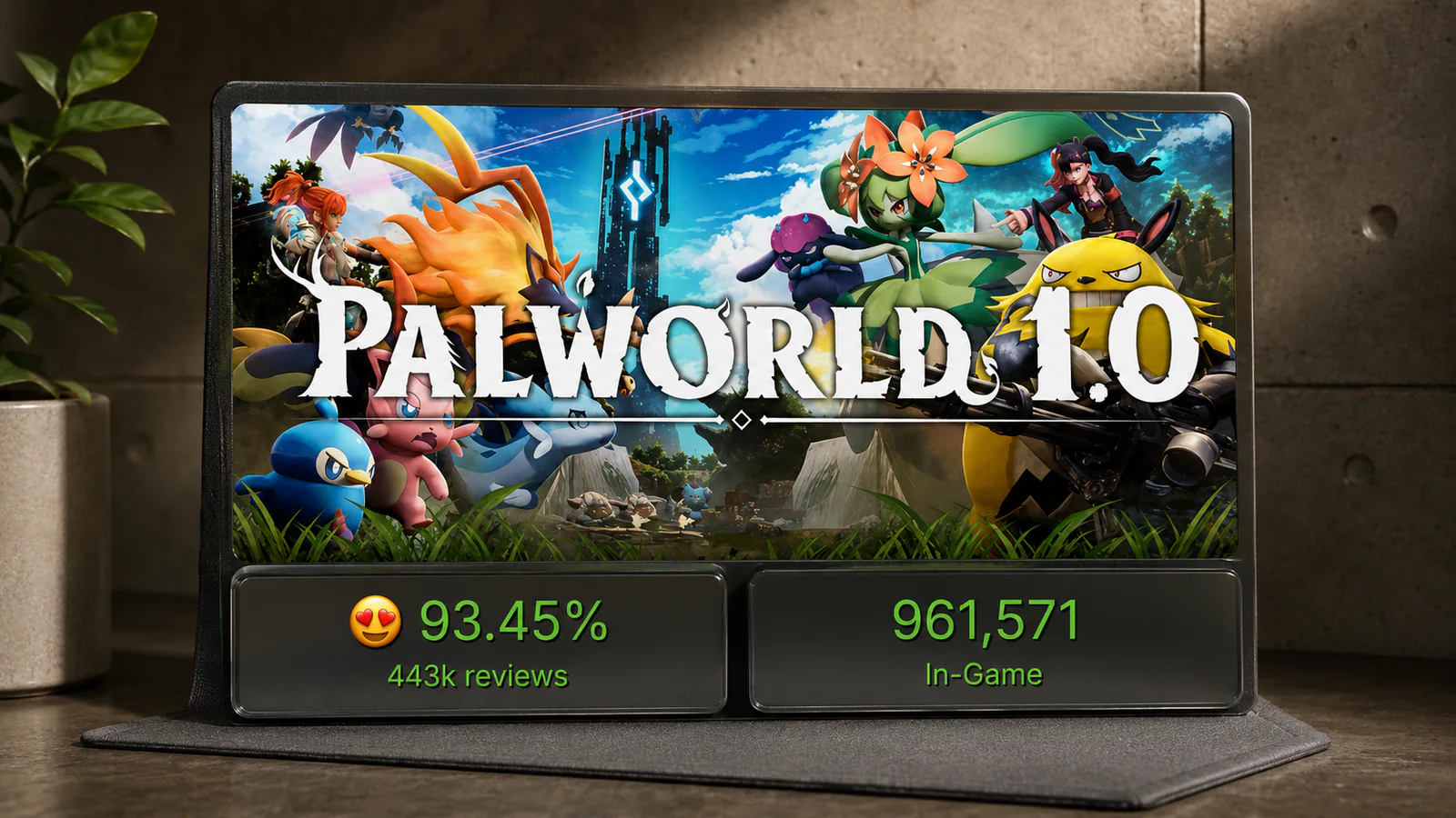 Palworld снова собрал почти миллион игроков, но рекорд уже другой