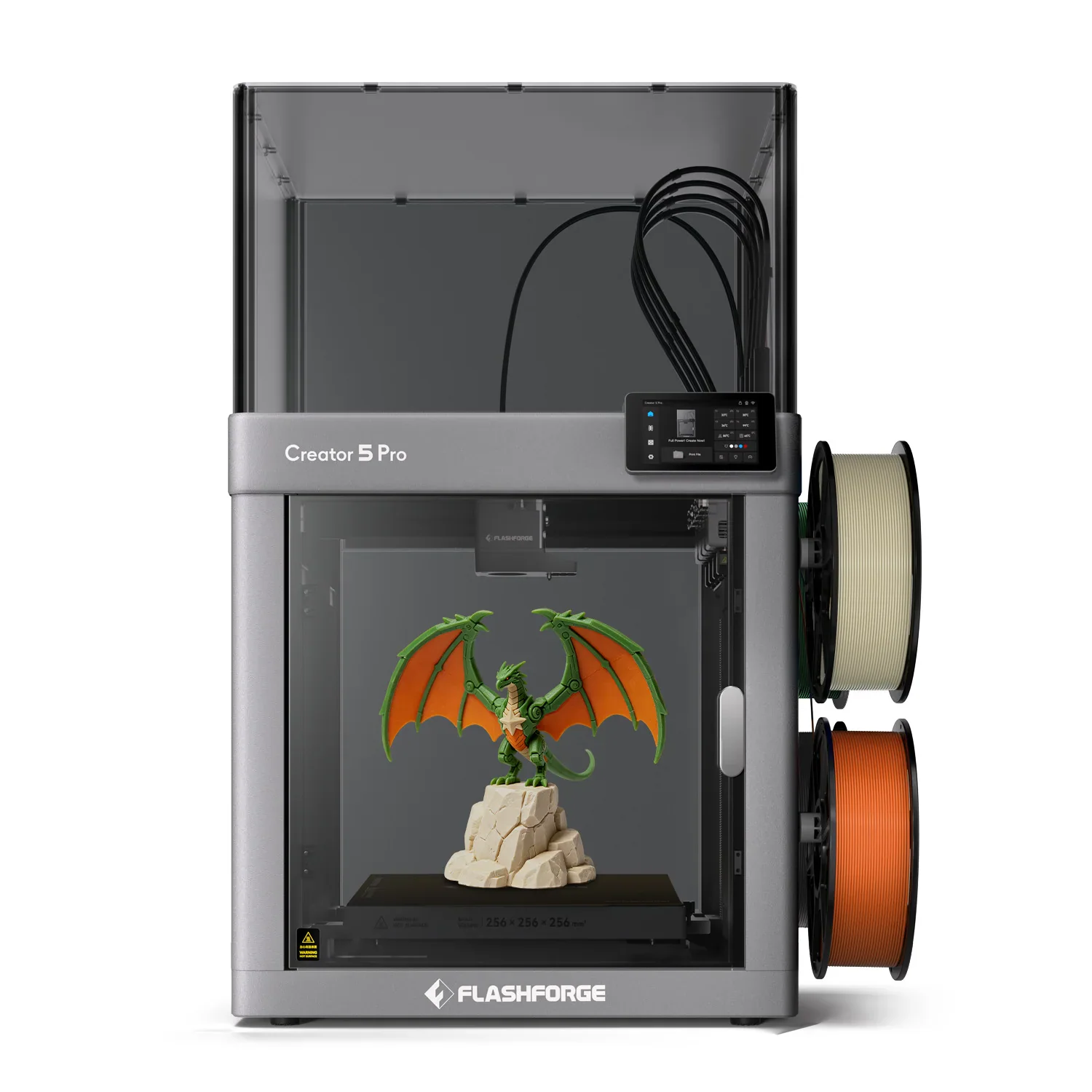 Flashforge Creator 5 Pro — 3D-принтер с четырьмя экструдерами