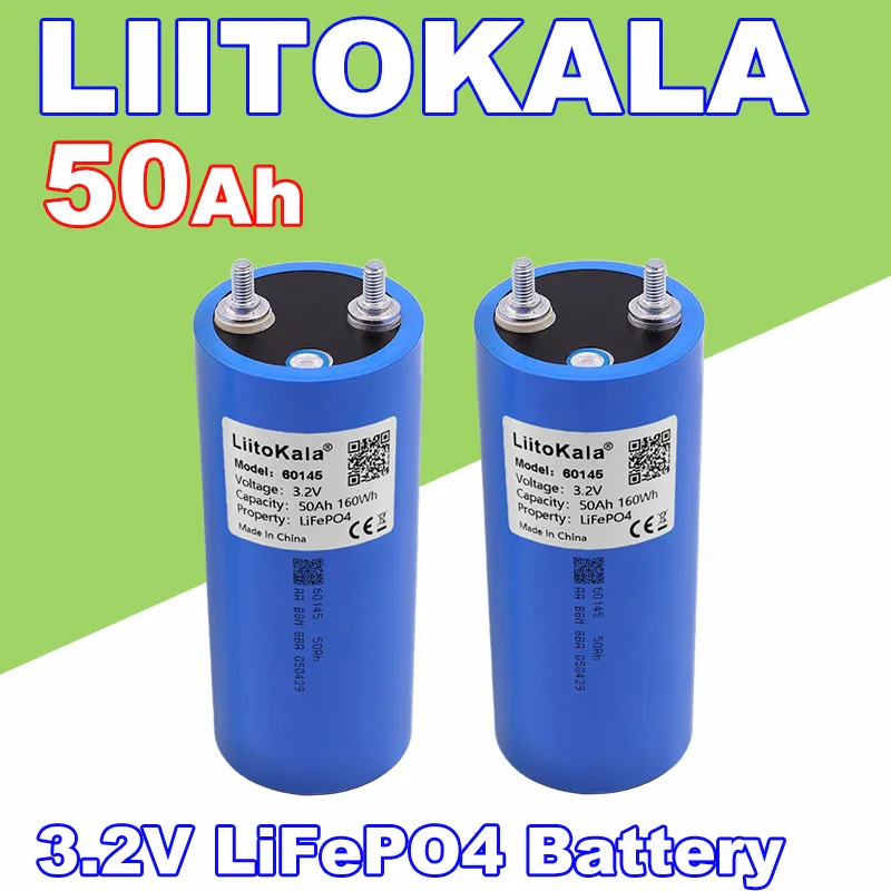 LiitoKala LiFePO4 3,2 В — элементы на 20, 25 и 50 Ач
